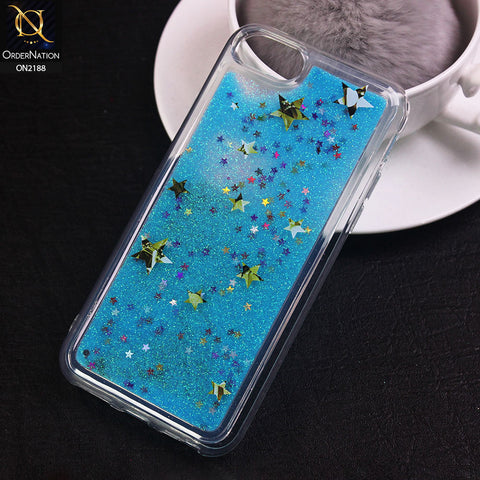 iPhone 6S / 6 - Design 7 - Trendy Moving Liquid Glitter Shine Soft Borders Case