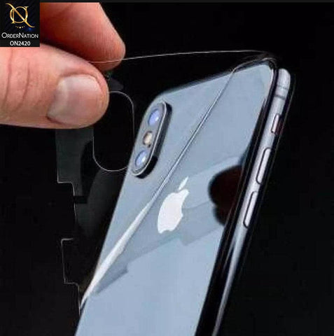 Oppo Reno 7 4G Protector - Transparent Hydro Jell Skin Film Unbreakable Back Protector Sheet