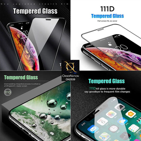 Samsung Galaxy A10 Screen Protector - Black - Xtreme Quality 11D Tempered Glass Screen Protector