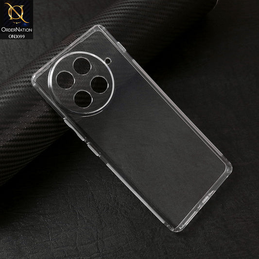 Tecno Camon 30S Cover - Soft 4D Design Shockproof Silicone Transparent Clear Camera Protection Case