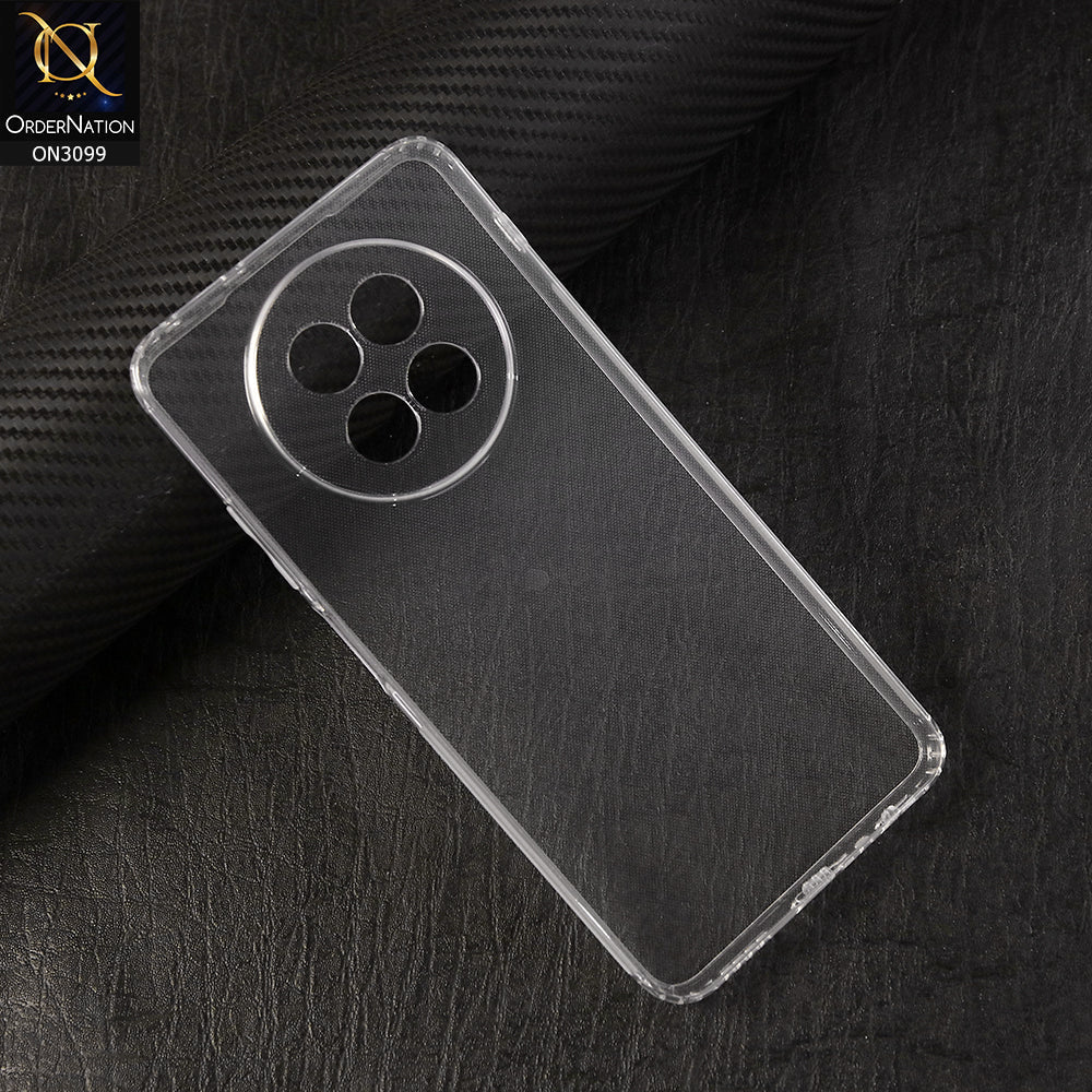 Xiaomi Redmi 12 Cover - Soft 4D Design Shockproof Silicone Transparent Clear Camera Protection Case