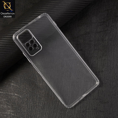 Xiaomi Redmi Note 11 Pro Cover - Soft 4D Design Shockproof Silicone Transparent Clear Camera Protection Case