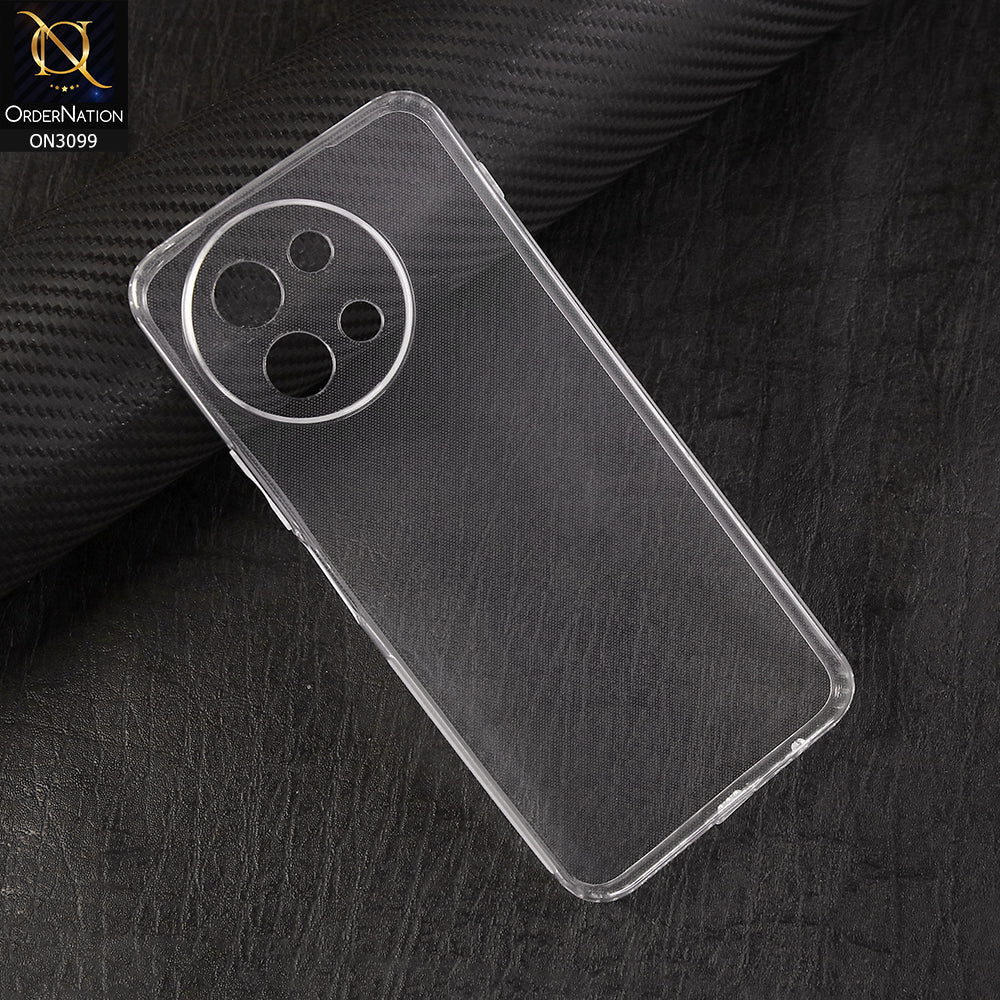 Vivo Y38 Cover - Soft 4D Design Shockproof Silicone Transparent Clear Camera Protection Case