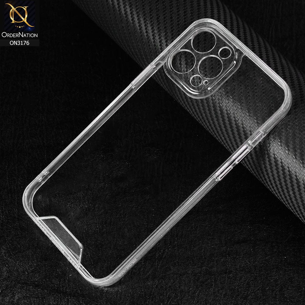 iPhone 15 Pro Max Cover - V2 - Space Premium Quality Drop Tested Transparent Case