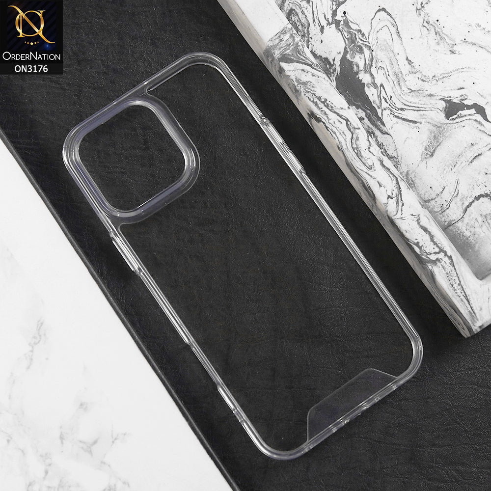 iPhone 16 Pro Max Cover - V2 - Space Premium Quality Drop Tested Transparent Case