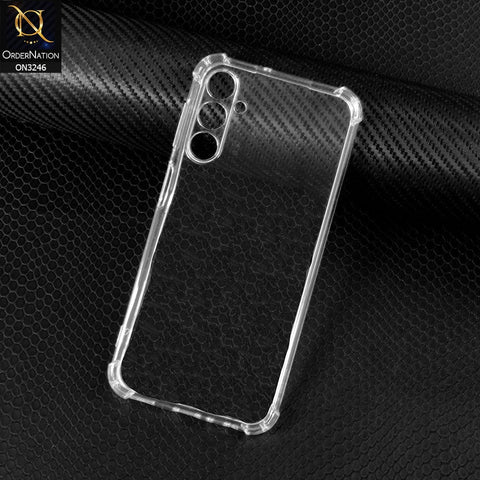 Samsung Galaxy A54 5G Cover - Soft 4D Design Shockproof Silicone Transparent Clear Camera Protection Case