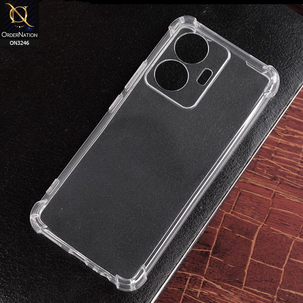 Vivo Y55 4G Cover - Soft 4D Design Shockproof Silicone Transparent Clear Camera Protection Case