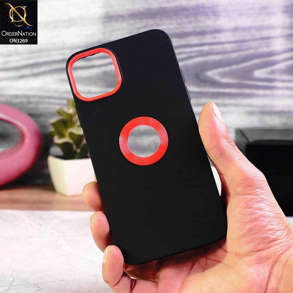 iPhone 11 Pro Cover - Black Design 1 - New Soft Protective Silicone Case with Logo Hole