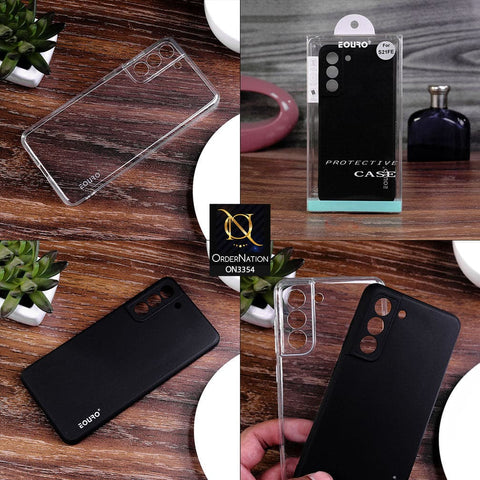 OnePlus 8 Cover - Transparent - EOURO Shock Resistant Soft Silicone Camera Protection Case