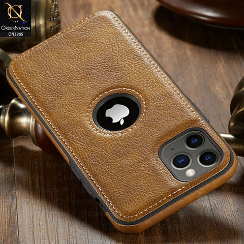 iPhone 13 Cover - Black - Vintage Luxury Business Style TPU Leather Stitching Logo Hole Soft Case