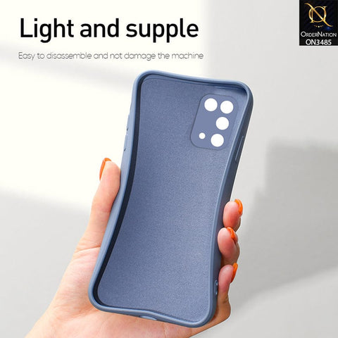 Oppo A72 Cover - Black - ONation Bold Series - HQ Liquid Silicone Elegant Colors Camera Protection Soft Case ( Fast Delivery )