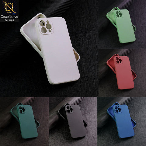 Oppo A15s Cover - Black - ONation Silica Gel Series - HQ Liquid Silicone Elegant Colors Camera Protection Soft Case