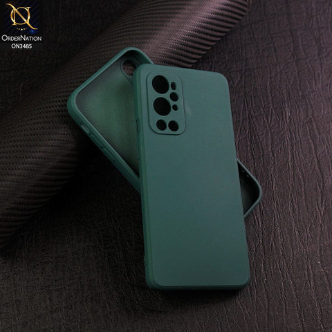 Samsung Galaxy S20 Ultra Cover - Dark Green - ONation Bold Series - HQ Liquid Silicone Elegant Colors Camera Protection Soft Case ( Fast Delivery )