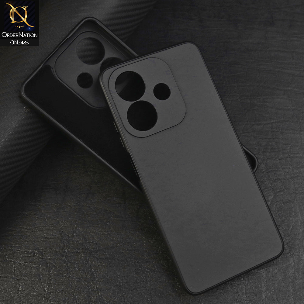 Oppo A40 - Black - ONation Silica Gel Series - HQ Liquid Silicone Elegant Colors Camera Protection Soft Case