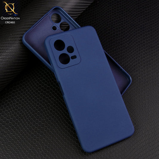 Xiaomi Redmi Note 12 5G Cover - Blue - ONation Silica Gel Series - HQ Liquid Silicone Elegant Colors Camera Protection Soft Case