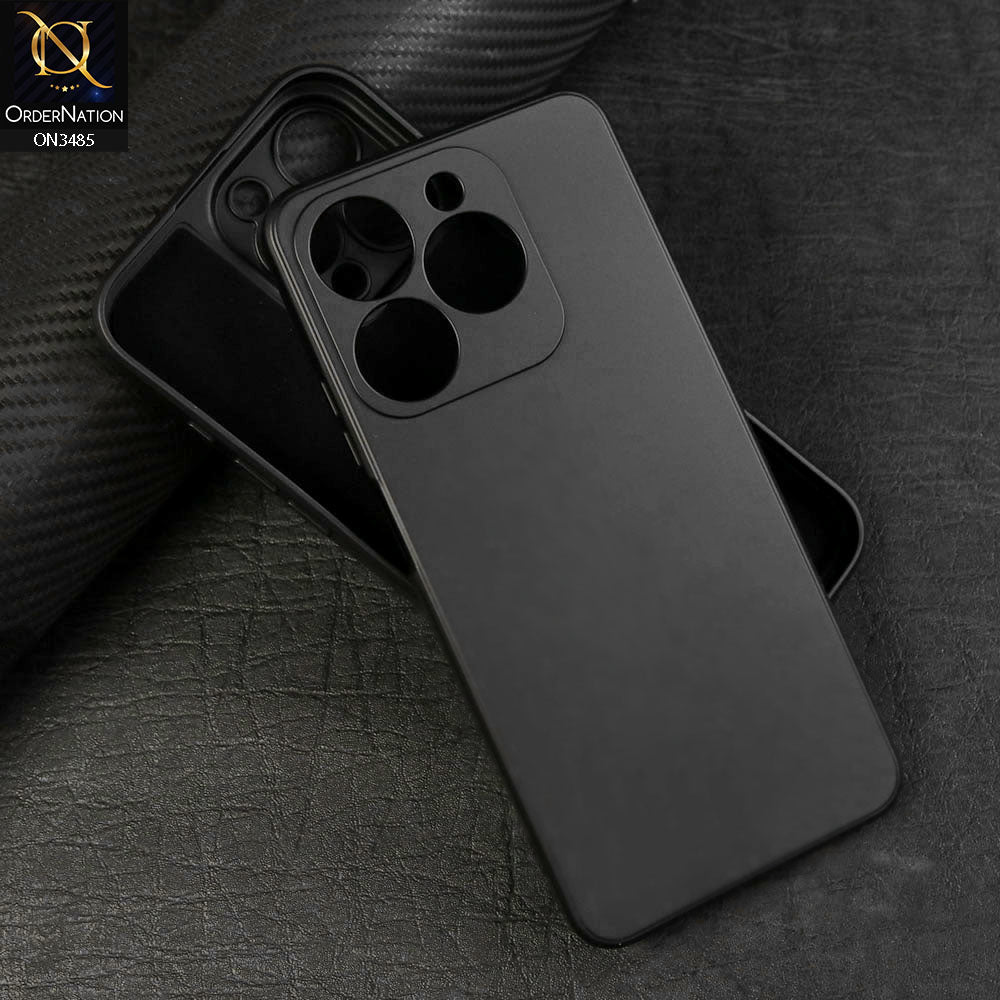 Realme C61 - Black - ONation Silica Gel Series - HQ Liquid Silicone Elegant Colors Camera Protection Soft Case