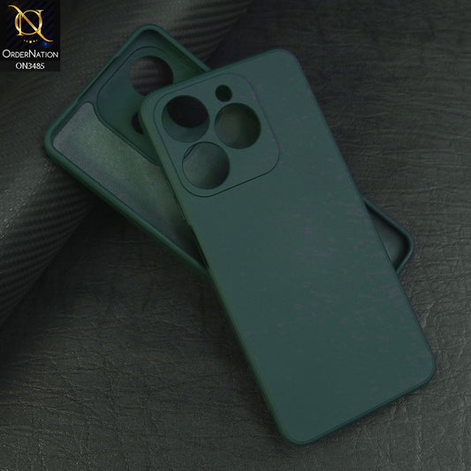 Realme C63 - Green - ONation Silica Gel Series - HQ Liquid Silicone Elegant Colors Camera Protection Soft Case