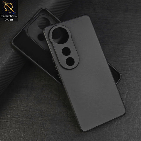 Vivo S19 - Black - ONation Silica Gel Series - HQ Liquid Silicone Elegant Colors Camera Protection Soft Case