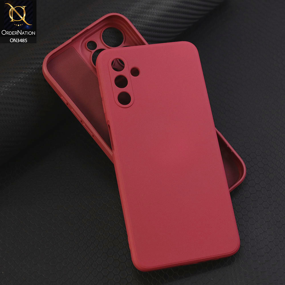 Samsung Galaxy A13 5G Cover - Red - ONation Silica Gel Series - HQ Liquid Silicone Elegant Colors Camera Protection Soft Case