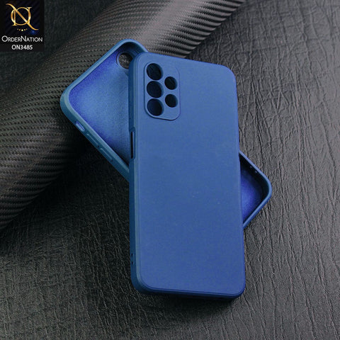 Samsung Galaxy A73 5G Cover - Blue - ONation Bold Series - HQ Liquid Silicone Elegant Colors Camera Protection Soft Case ( Fast Delivery )