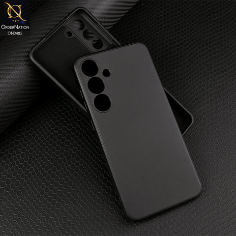 Samsung Galaxy A25 5G Cover - Black - ONation Silica Gel Series - HQ Liquid Silicone Elegant Colors Camera Protection Soft Case