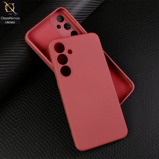 Samsung Galaxy A54 5G Cover - Red - ONation Silica Gel Series - HQ Liquid Silicone Elegant Colors Camera Protection Soft Case