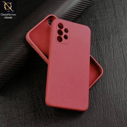 Samsung Galaxy A33 5G Cover - Red - ONation Silica Gel Series - HQ Liquid Silicone Elegant Colors Camera Protection Soft Case