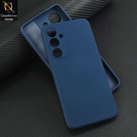 Samsung Galaxy A35 Cover - Blue - ONation Silica Gel Series - HQ Liquid Silicone Elegant Colors Camera Protection Soft Case