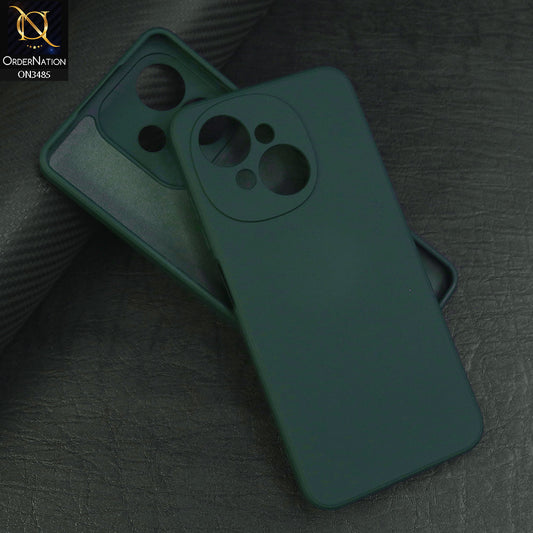 Tecno Pop 9 - Green - ONation Silica Gel Series - HQ Liquid Silicone Elegant Colors Camera Protection Soft Case