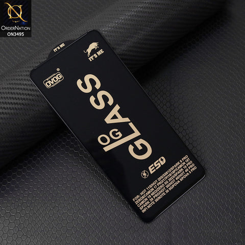 Tecno Camon 19 Cover - Black - Xtreme Quality Tempered Go Glass Screen Protector