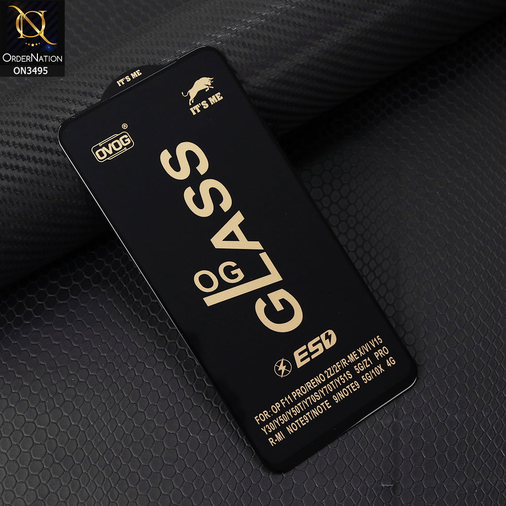 Xiaomi Redmi Note 9 Cover - Black - Xtreme Quality Tempered Go Glass Screen Protector