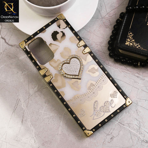 OnePlus Nord N20 5G Cover - Design2 - Heart Bling Diamond Glitter Soft TPU Trunk Case With Ring Holder