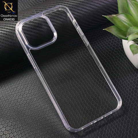 iPhone 14 Pro Max Cover - Transparent - New Clear Phone Case Soft Silicone Borders