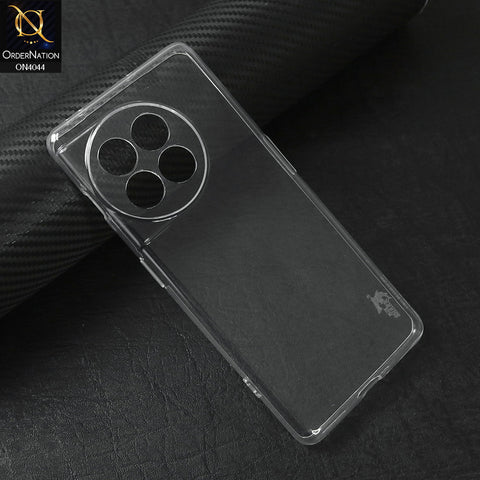 OnePlus Ace 2 Cover - Transparent - Soft Silicone + Tpu case with Camera Bumper Protection