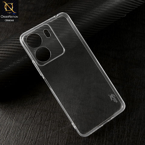 Xiaomi Poco C65 Cover - Transparent - Soft Silicone + TPU case with Camera Bumper Protection