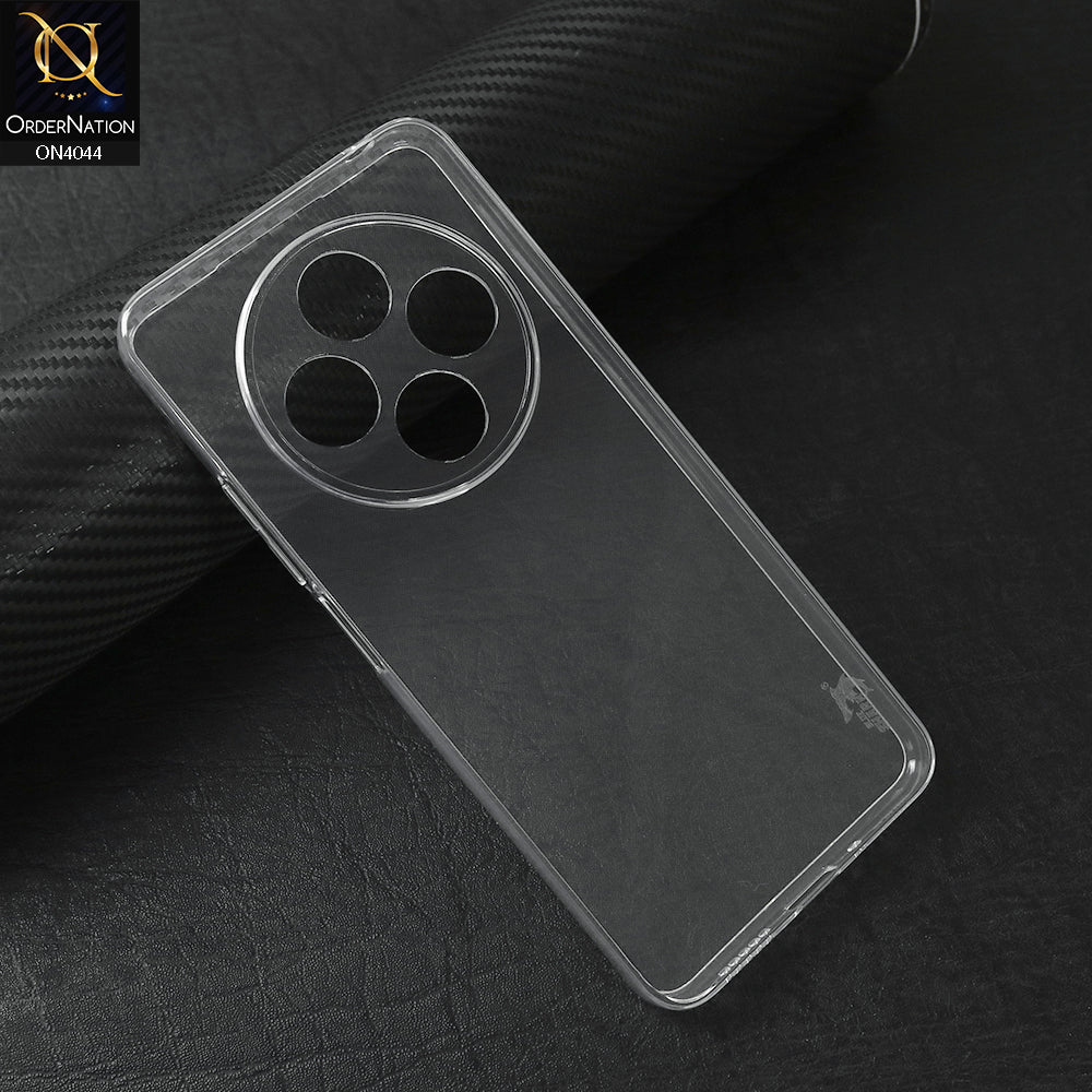 Xiaomi Redmi 14R Cover - Transparent - Soft Silicone + Tpu case with Camera Bumper Protection