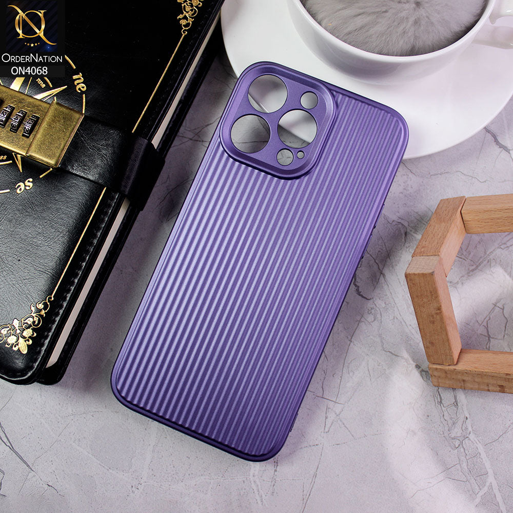 iPhone 14 Pro Max Cover - Purple - New Stylish Soft Silicon Camera Protection Creative Case