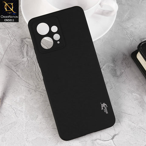 Xiaomi Redmi Note 12 4G Cover - Black - Soft Silicone + Tpu case with Camera Bumper Protection