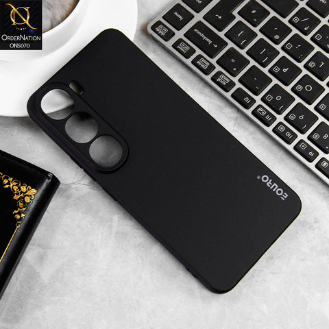 Vivo Y200 5G Cover - Black - New Liquid Silicone Soft TPU Case With Camera Protection