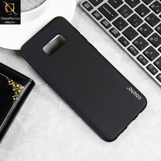 Samsung Galaxy S8 Plus Cover - Black - New Liquid Silicone Soft TPU Case With Camera Protection