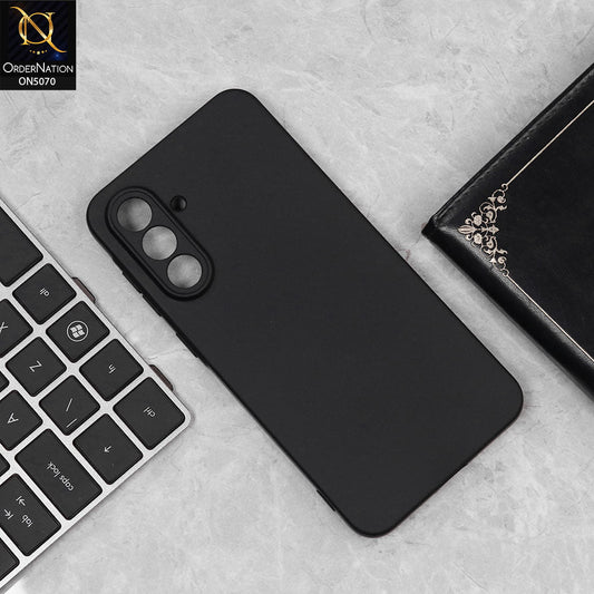 Samsung Galaxy A15 5G Cover - Black - New Liquid Silicone Soft TPU Case With Camera Protection