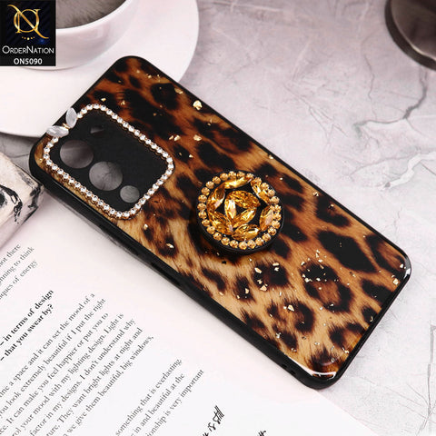 Infinix Note12 G96 Cover - Design9 - Bling Series - Glitter Foil Soft Border Case With Holder(Glitter Does Not Move)