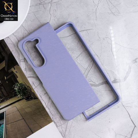 Samsung Galaxy Z Fold 5 5G Cover - Lilac - HQ Silica Gel Silicon Shockproof Matte Soft Border Shell Case