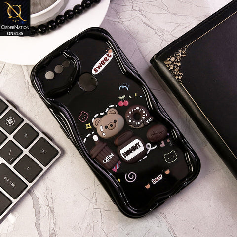 Oppo A5s Cover - Design 3 - Cute 3D Cartoon Soft Silicon Helix Soft Borders Camera Protection Case