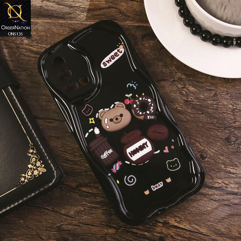 Oppo A74 Cover - Design 3 - Cute 3D Cartoon Soft Silicon Helix Soft Borders Camera Protection Case