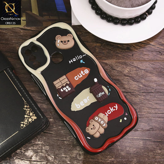 Infinix Hot 11 Play Cover - Design 1 - Cute 3D Cartoon Soft Silicon Helix Soft Borders Camera Protection Case