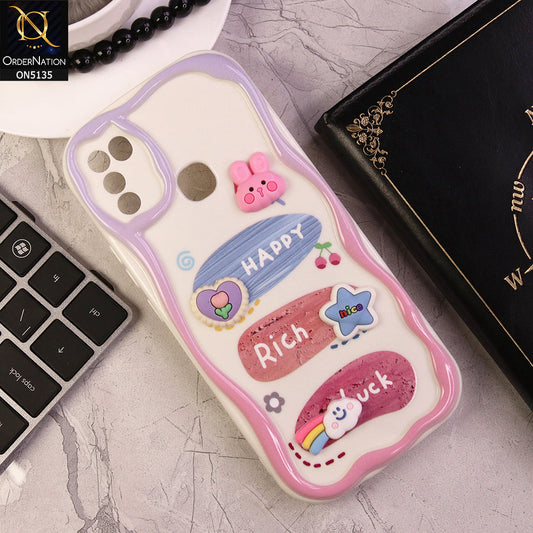 Infinix Hot 9 Play Cover - Design 2 - Cute 3D Cartoon Soft Silicon Helix Soft Borders Camera Protection Case