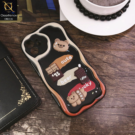 iPhone 11 Cover - Design 1 - Cute 3D Cartoon Soft Silicon Helix Soft Borders Camera Protection Case