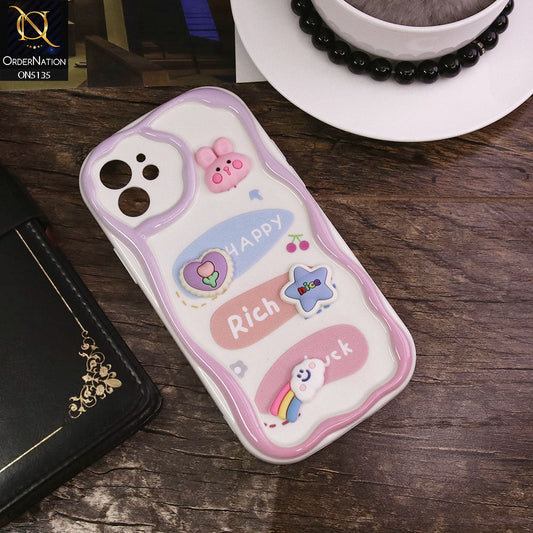 iPhone 11 Cover - Design 2 - Cute 3D Cartoon Soft Silicon Helix Soft Borders Camera Protection Case