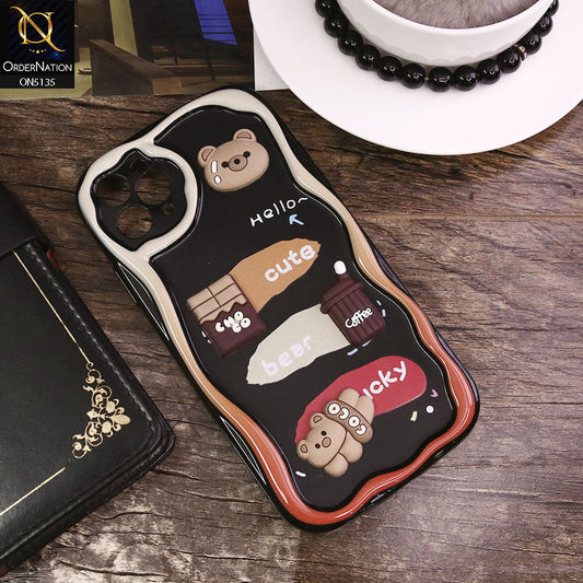 iPhone 11 Pro Max Cover - Design 1 - Cute 3D Cartoon Soft Silicon Helix Soft Borders Camera Protection Case
